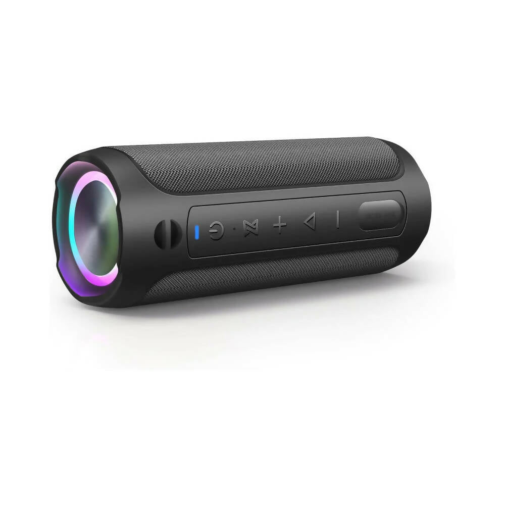 Altoparlante Bluetooth ANCOBER Portatile - Suono Stereo HD, Luci Colorate, IPX4, TWS, Batteria 12h, Gadget Regalo