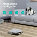 Robot aspirapolvere / 4000 PA / Navigazione intelligente / Contenitore della polvere da 450 mL / Autonomia di 150 minuti / Controllo a distanza tramite app, Google Assistant e Alexa